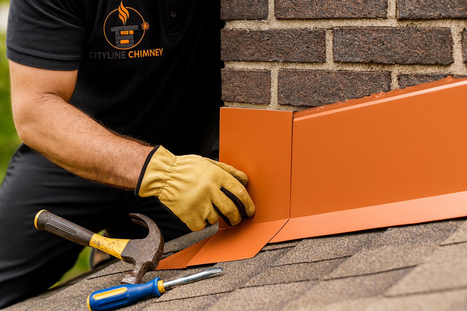 Boston Chimney Leak Prevention Flashing Work