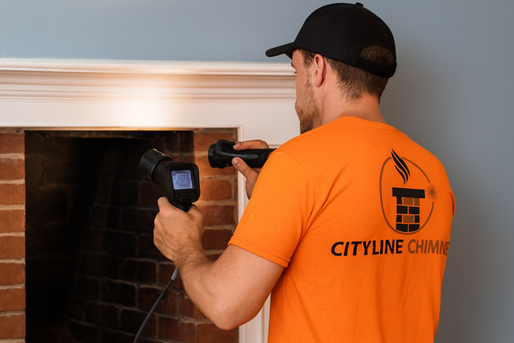 Chimney Safety Inspection Technician Boston Residence